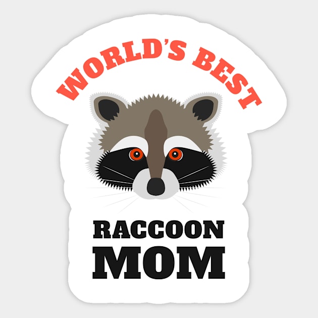 Worlds Best Raccoon Mom Sticker by AntiqueImages